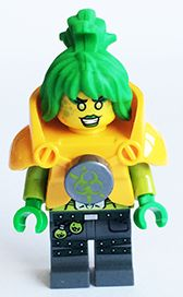 LEGO Minifigure-Toxikita with Armor-Ultra Agents-UAGT025-Creative Brick Builders